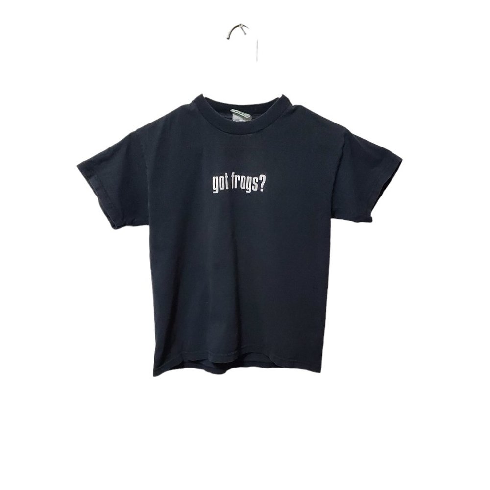 Rainforest Cafe Kids Frog Black T-shirt Sz L 14-16